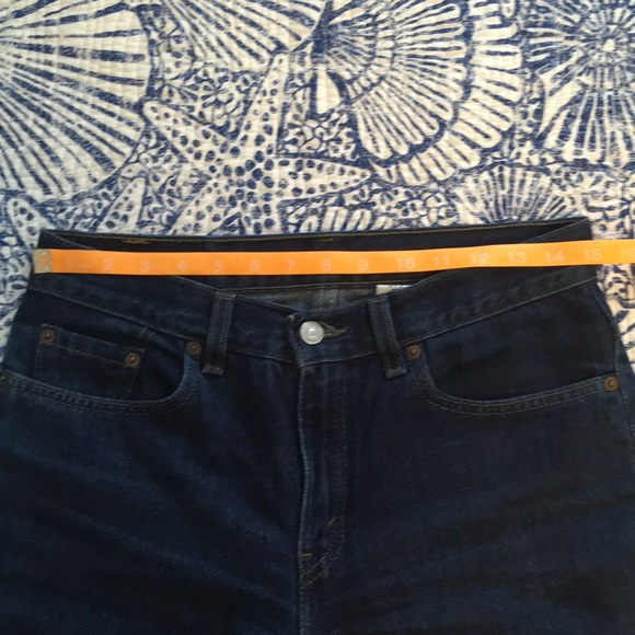 Levi’s Wide Leg Dark Blue Denim Jeans - Picture 2 of 14